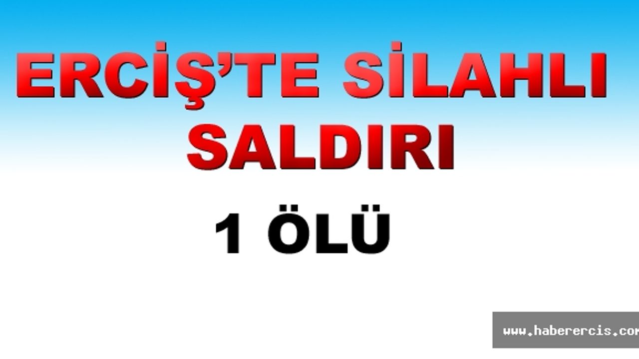 Erciş'te 1 kişi dükkanında uğradığı silahlı saldırı sonucu hayatını kaybetti