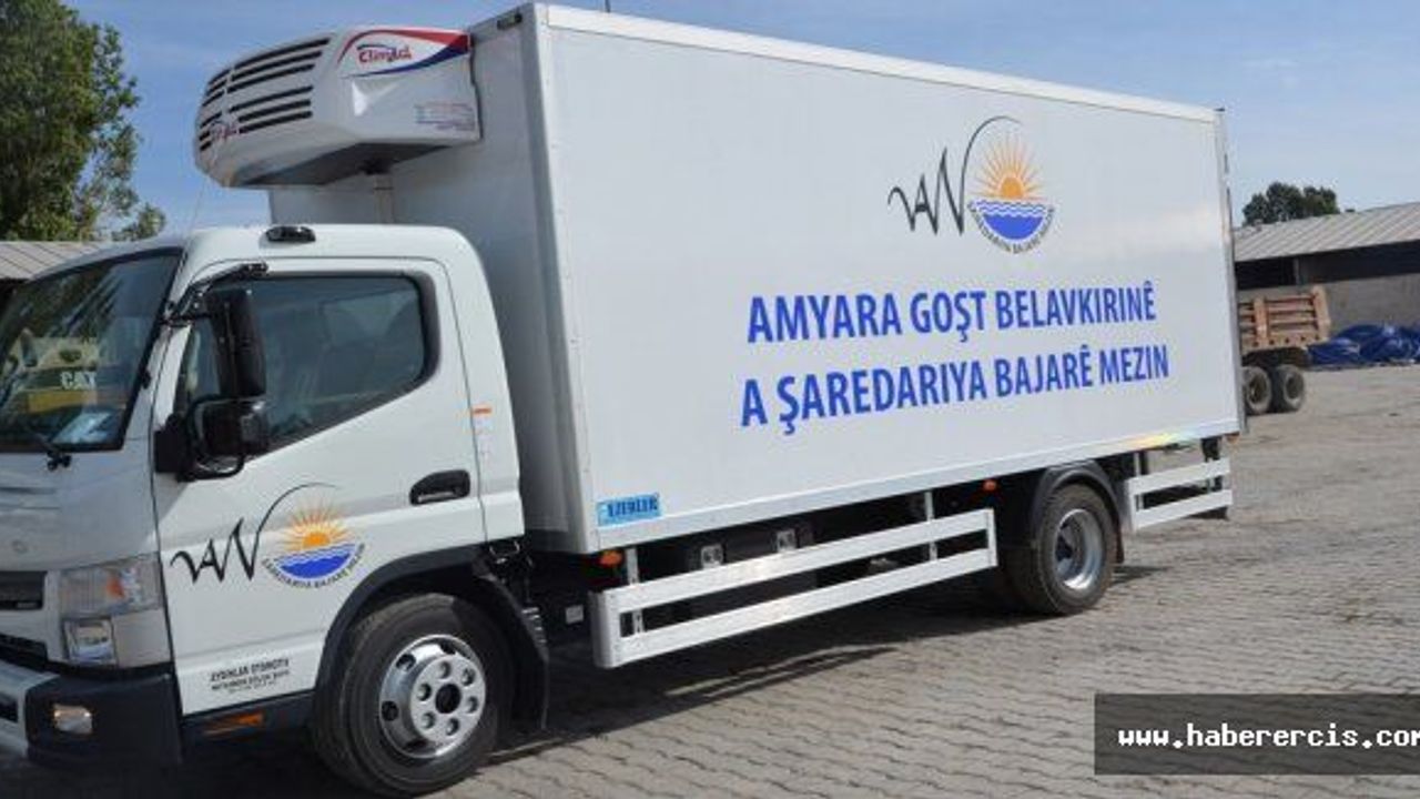 Erciş'te modern et taşıma aracı hizmete başladı