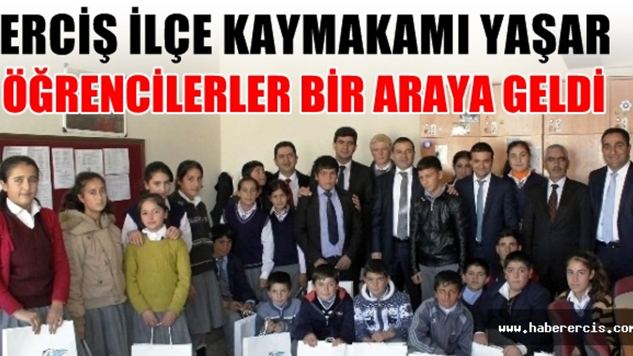 Erciş ilçe Kaymakamı Yaşar Öğrencilerle Bir Araya Geldi