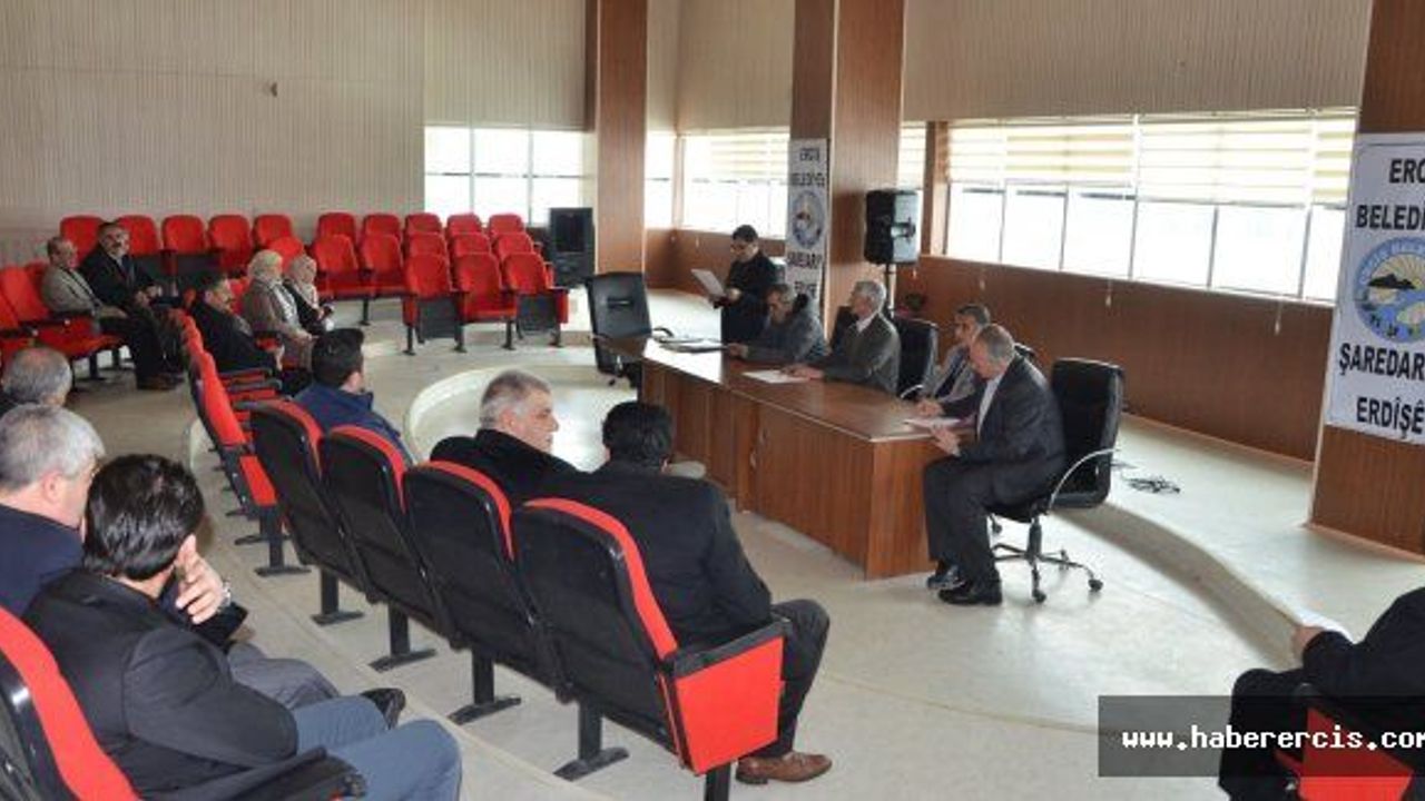Erciş Belediyesi Şubat Ayı Toplantıları Başladı