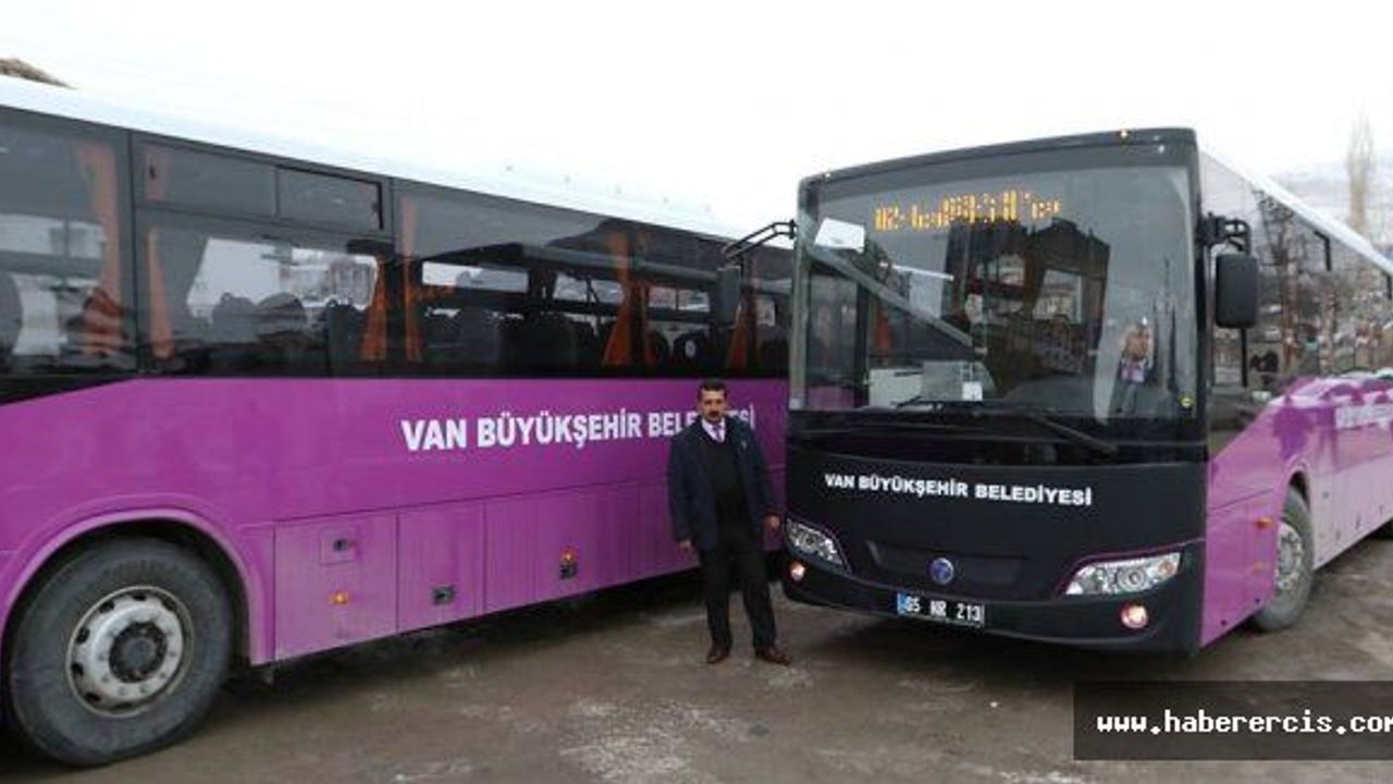 Van-Özalp ve Van-Saray İlçelerine Otobüs Seferleri Başladı