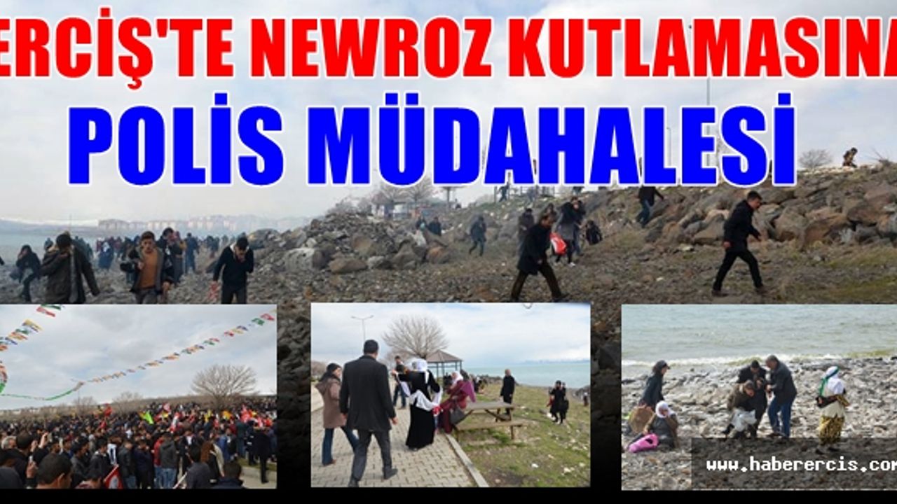 Erciş'te Newroz kutlamasına polis müdahalesi