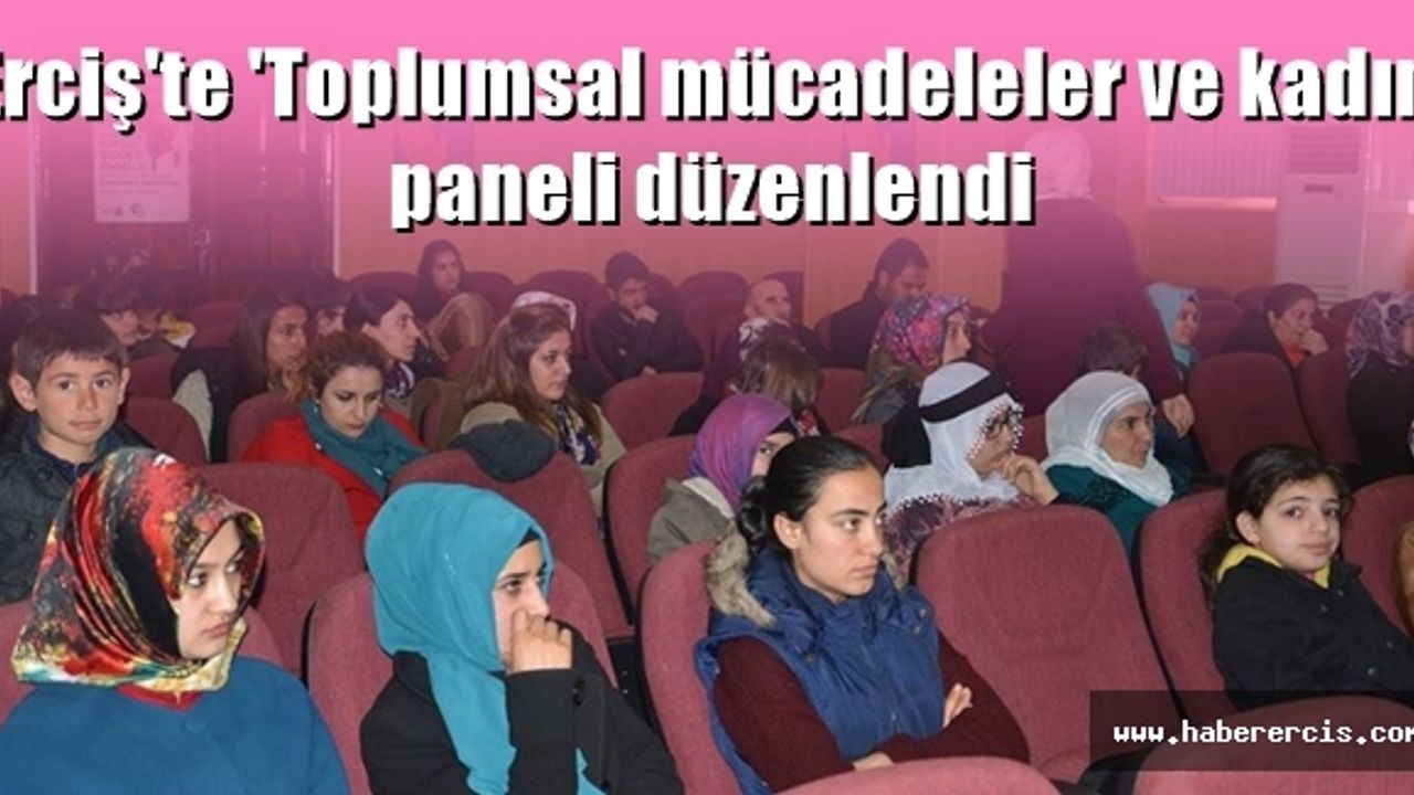 Erciş'te 'Toplumsal mücadeleler ve kadın' paneli düzenlendi