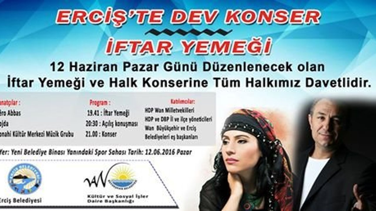 Erciş Belediyesi Ramazan Ayı etkinlik programı açıklandı