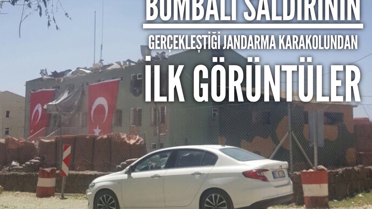 Erciş'te bombalı saldırı: olay yerinden ilk görüntüler