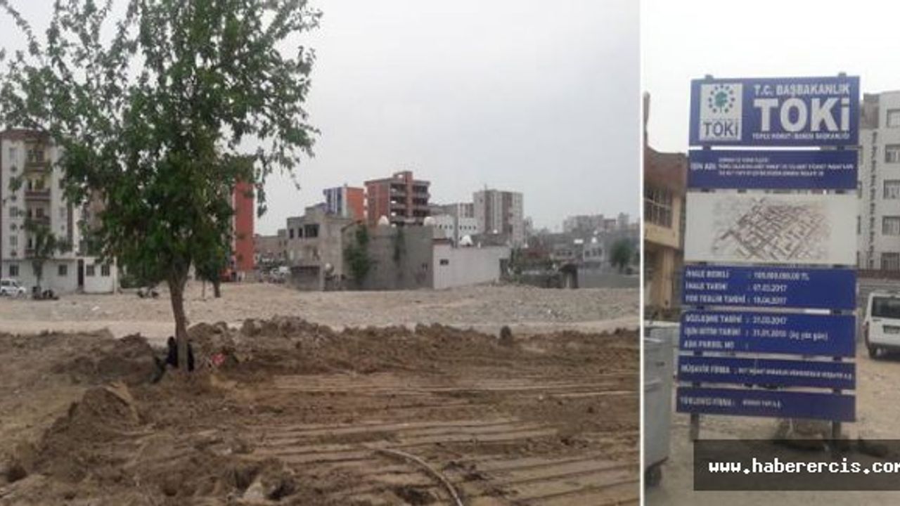 Cizre’de onlarca kişiye mezar olan bodrumların üzerine TOKİ konutları yapılacak