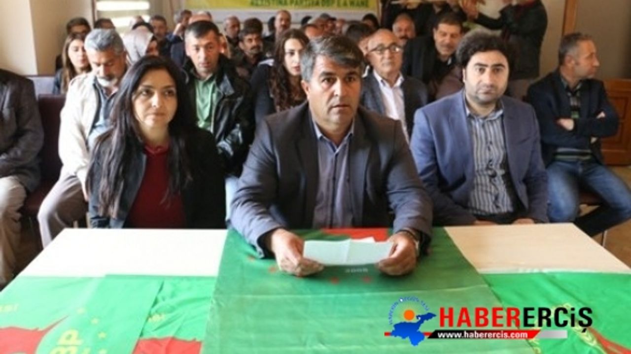 Van'da DBP'den Kürt Dili Açıklaması