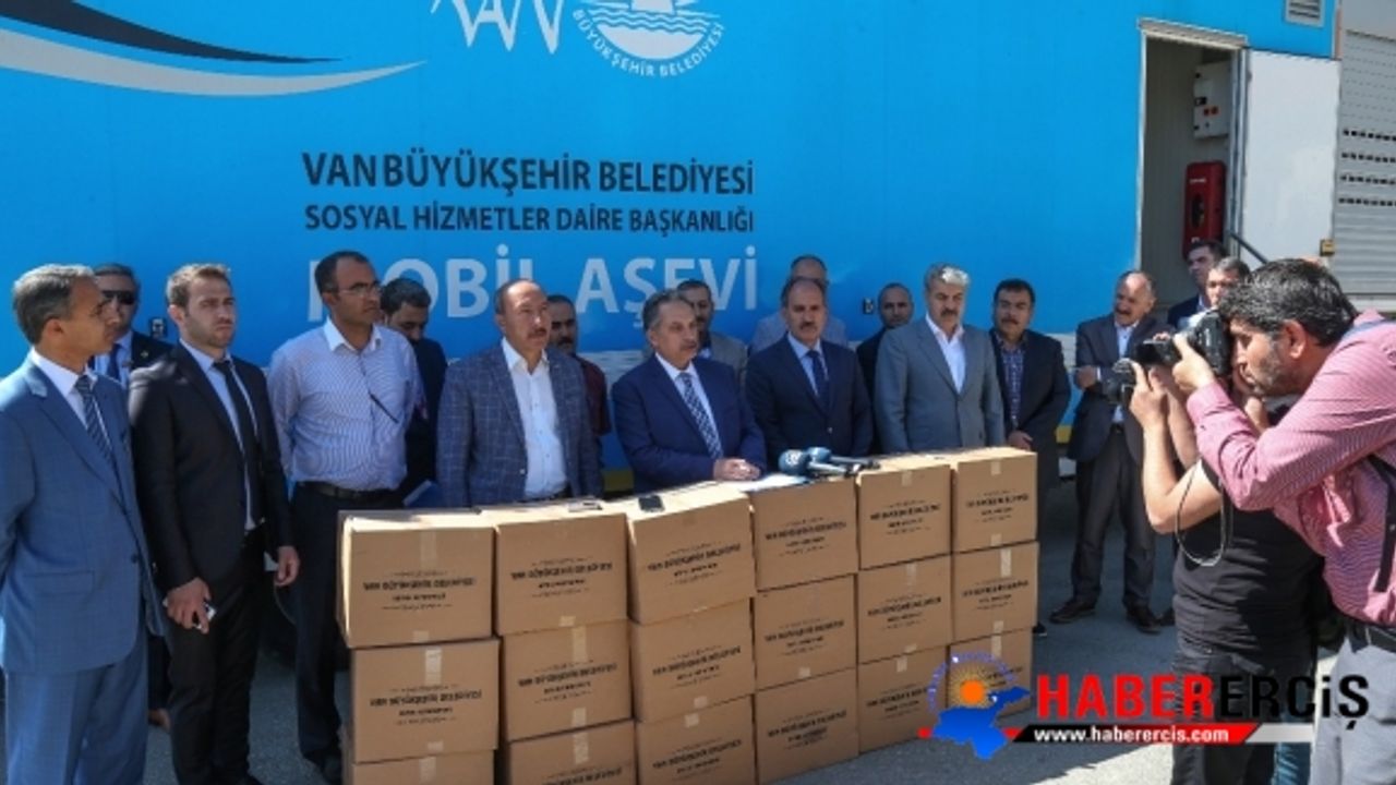 Van'da 2 bin 500 aileye iaşe yardımı yapıldı