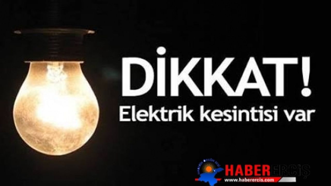 Van'da 4 Günlük Elektrik Kesintisi