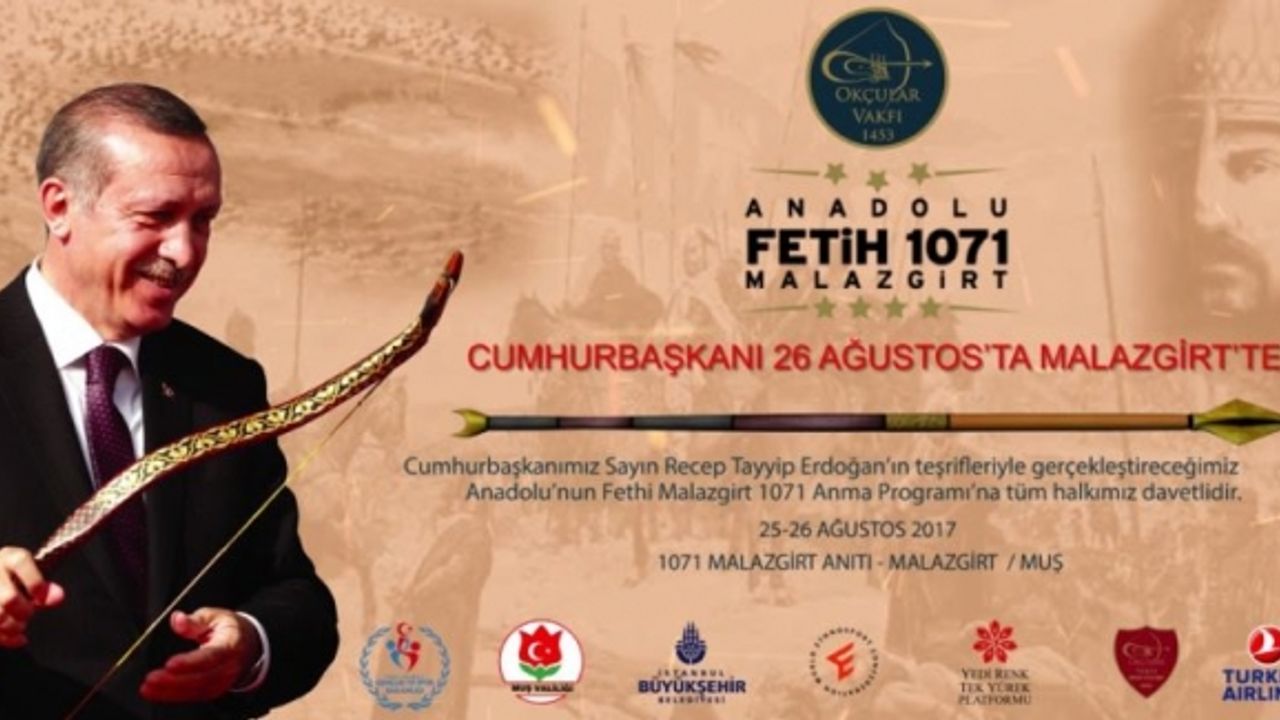 Erciş'te Malazgirt Kutlamalarına katılacak olan Cumhurbaşkanı için Camiler Seferber edildi