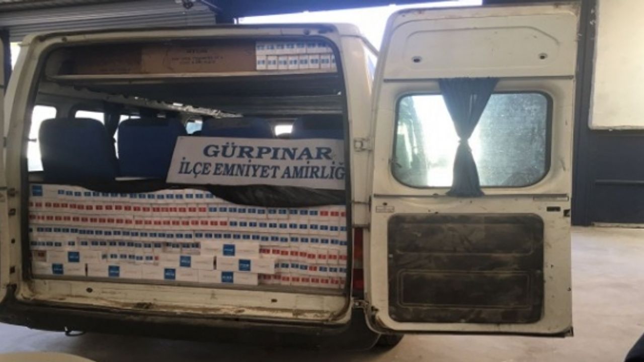 Van'da 10 Bin Paket Kaçak Sigara Ele Geçirildi