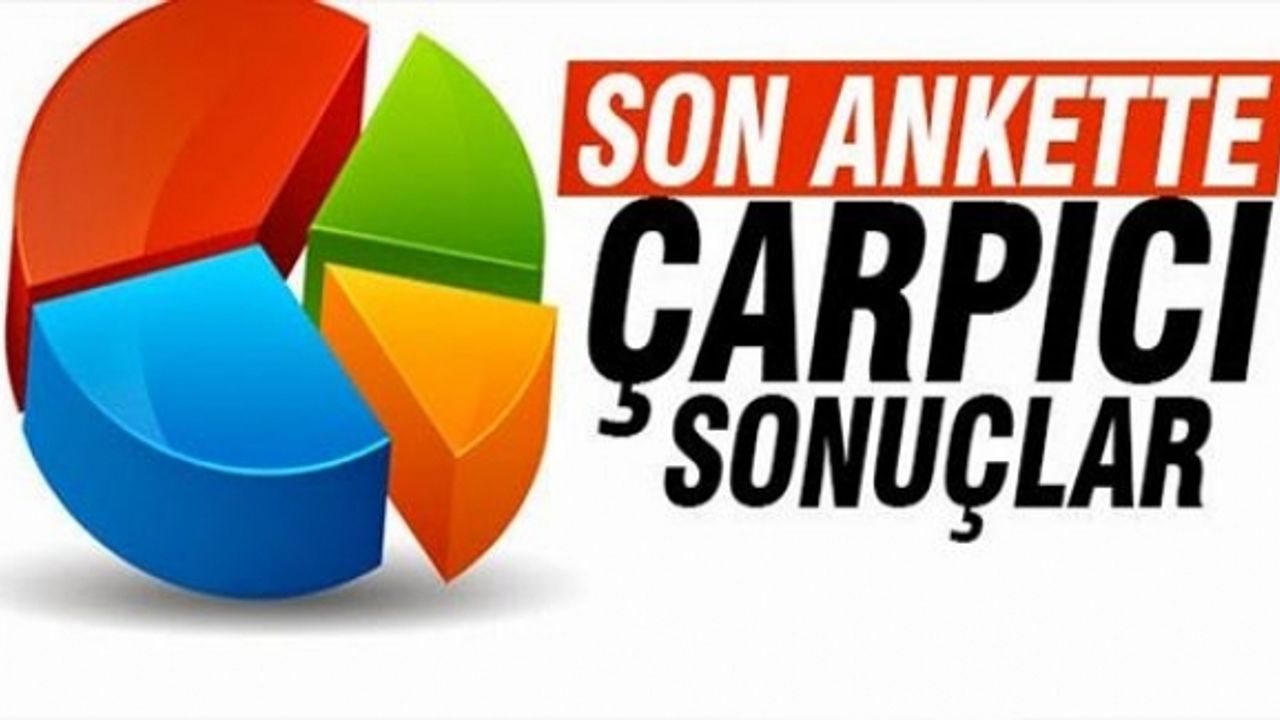 SONAR’ın Çarpıcı Seçim Anketi Akp'de büyük düşüş