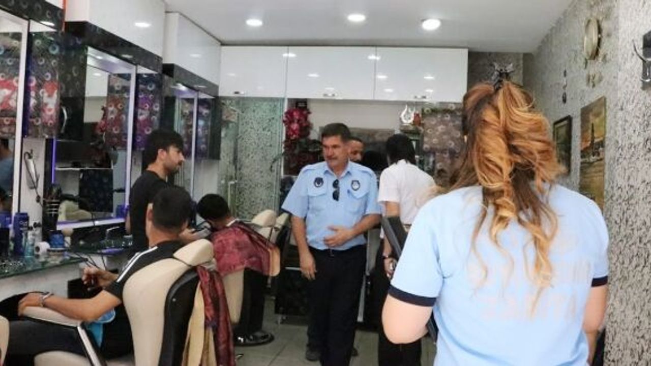 Van'da Berber ve kuaförler denetim altında