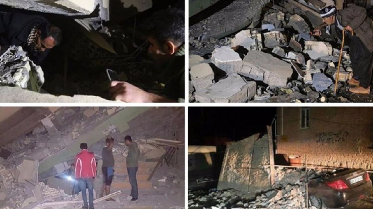 Kürdistan depreminde ölü sayısı artıyor,İran'da ölü sayısı 300'ü geçti