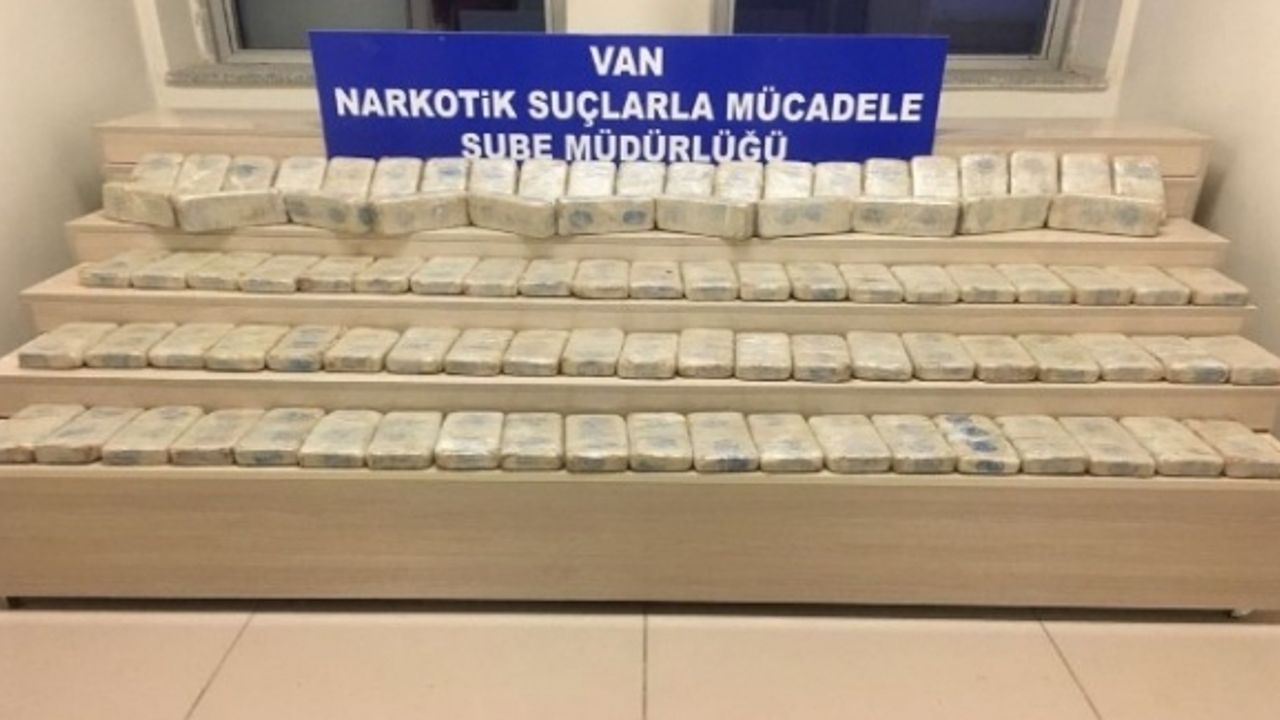Van'da 49 kilo 170 gram Eroin Yakalandı