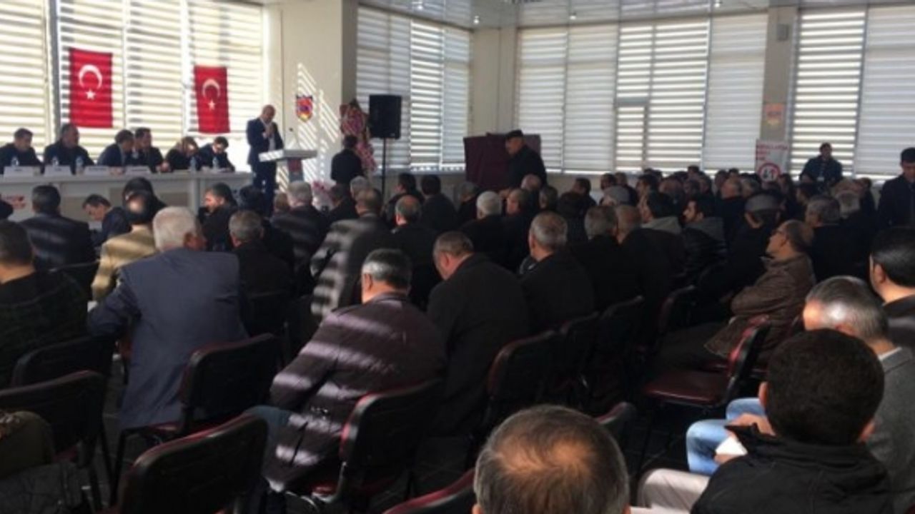 Erciş Şöförler Odası Başkanlığına yeniden Çelik seçildi
