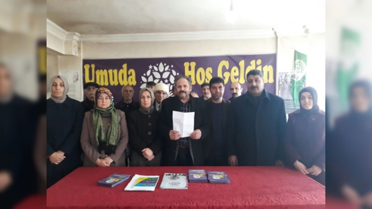 HDP Erciş ilçe örgütü “Efrin” konulu bir basın toplantısı düzenledi.