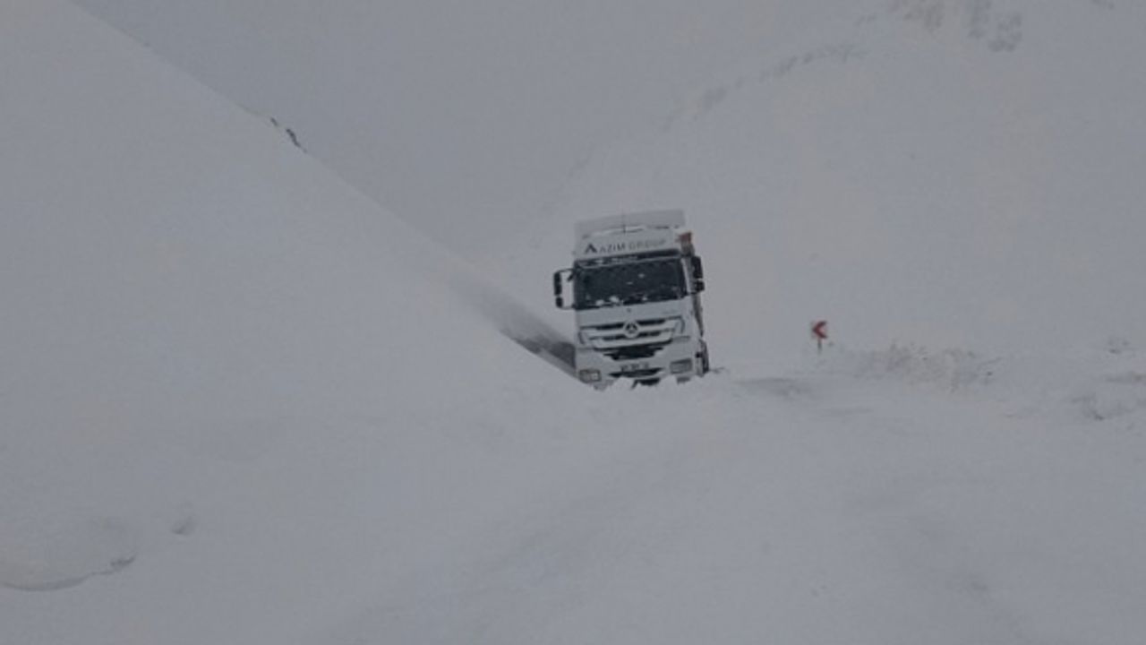 Van'da Yüksek kesimlerde Kar ve tipi