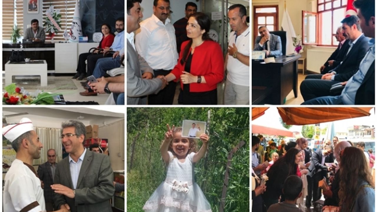 HDP' Van ve Erciş'te Seçim çalışmalarına devam ediyor