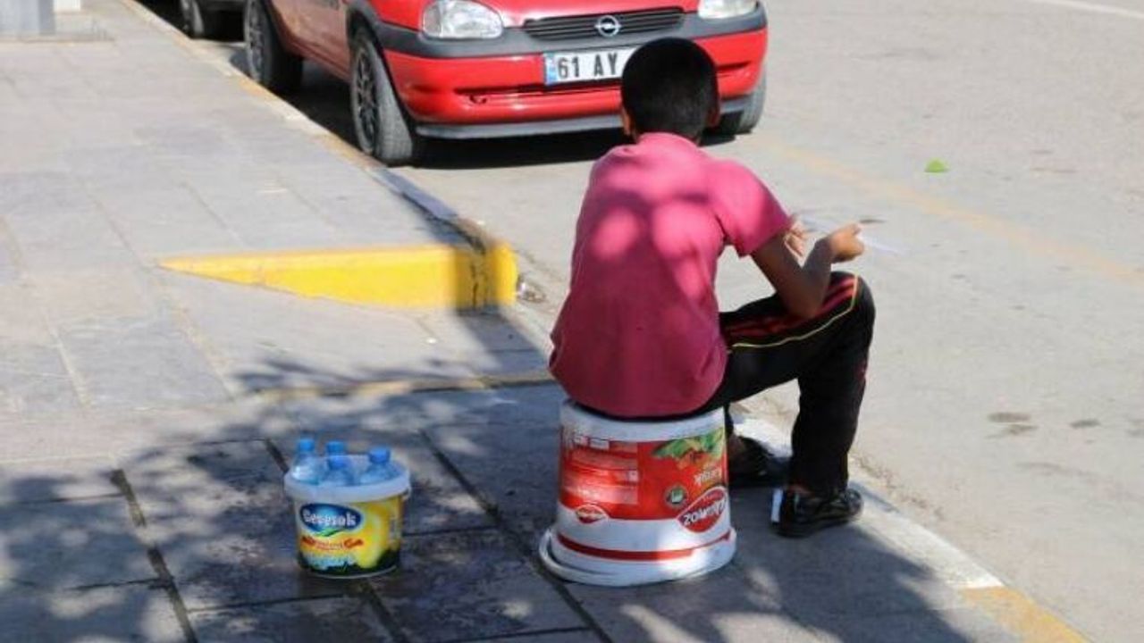 Van'da Oyun parkları yerine işe gitmek zorunda kalan çocuklar!