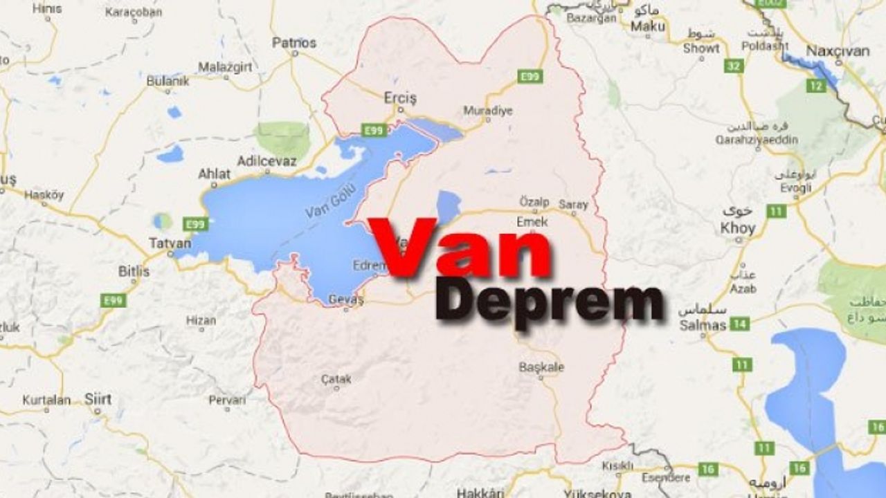 Van'da  4.0 büyüklüğünde Deprem meydana geldi