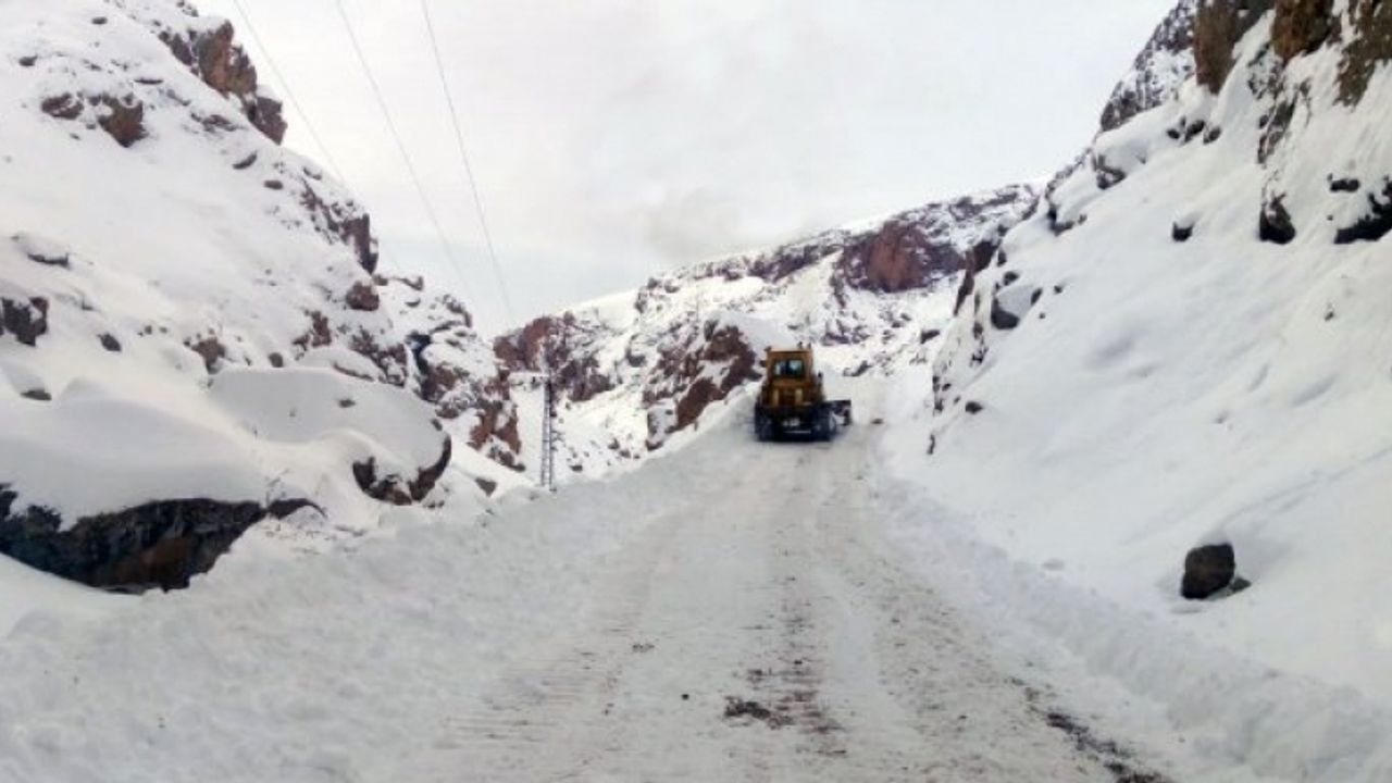 Erciş'te 15 ,Van'da toplam 264 yerleşim yerinin yolu kapandı