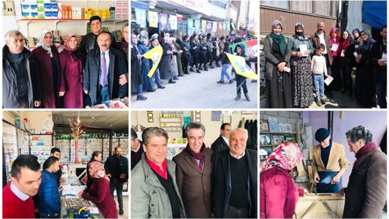 Halkların Partisi HDP Van'da Seçim çalışmalarını aralıksız sürdürüyor