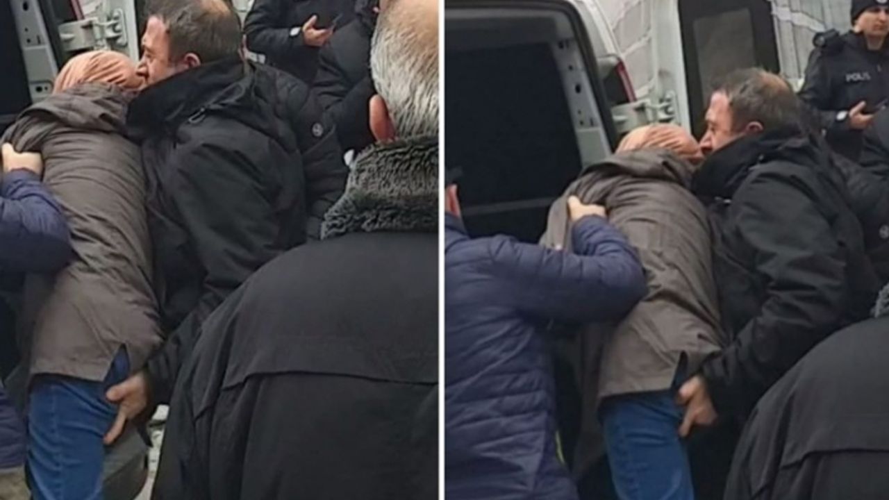 Polisten eylemciye kameralar önünde taciz
