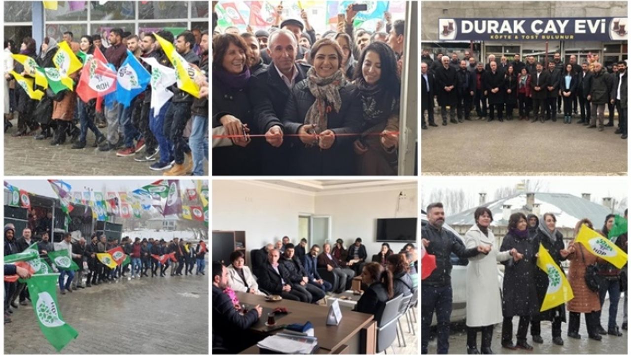 Van'da HDP'nin seçim çalışmaları açılışlar ve halk buluşmaları ile devam ediyor