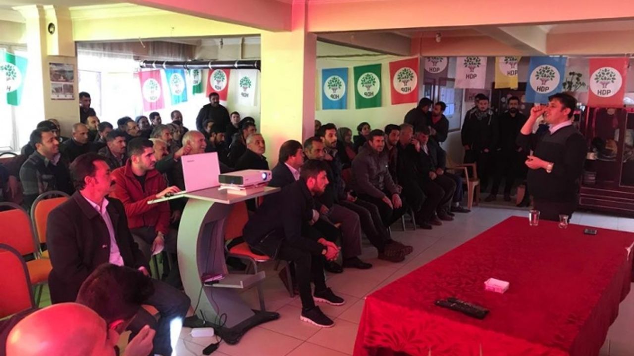Erciş’te HDP sandık kurulu üyelerine eğitim verdi