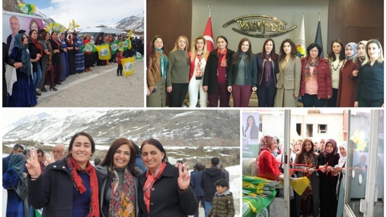 HDP'nin Van'da yerel seçim çalışmaları aralıksız sürüyor