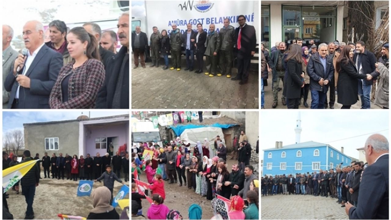Van'da Eşbaşkan adaylarının halk ziyaretleri devam ediyor