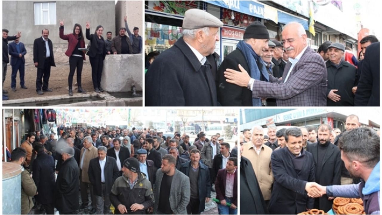 Van'da HDP'nin halk ziyaretleri devam ediyor