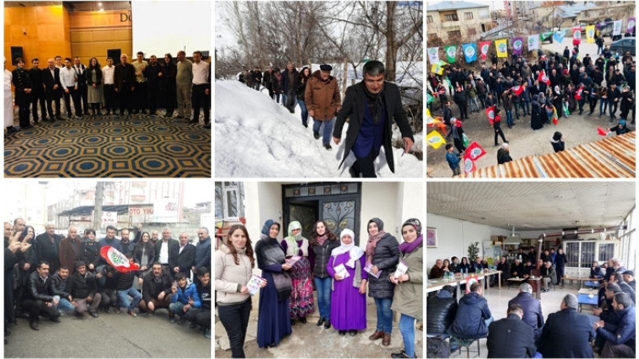 HDP Van'da seçim çalışmalarını aralıksız sürdürüyor
