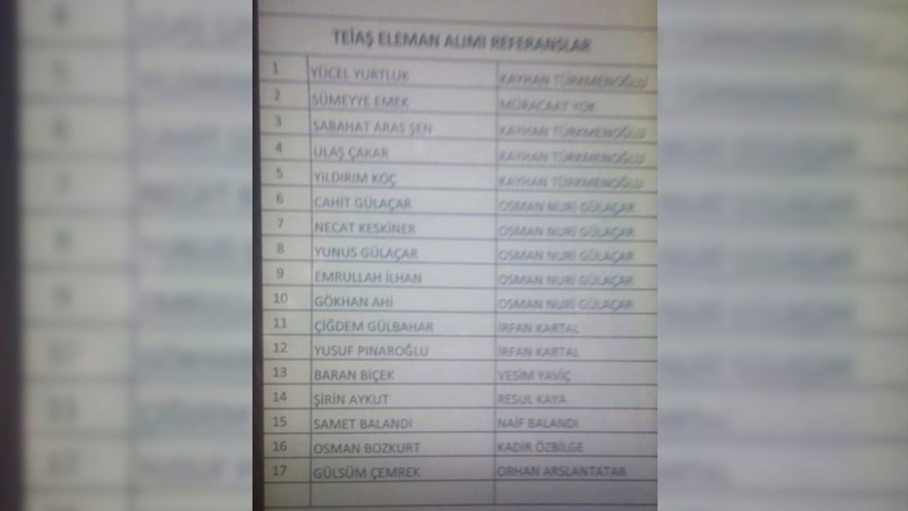 Van'da TEİAŞ'ta işçi alımında AKP referansı şartı