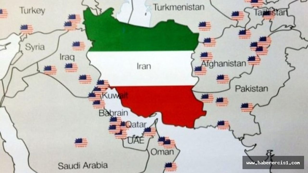 ABD'ye tehdit eden İran'ın elini kolunu bağlayan harita