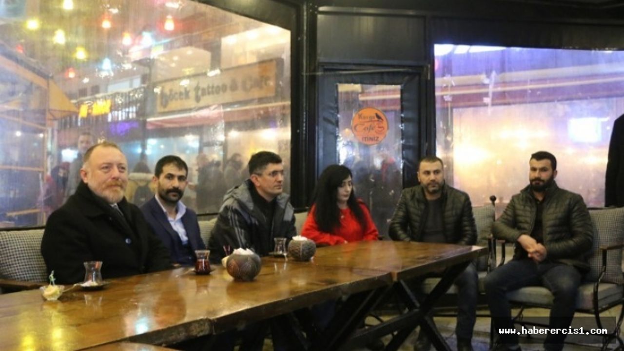 Temelli Van'da Kültür Sokağı esnafını ziyaret etti