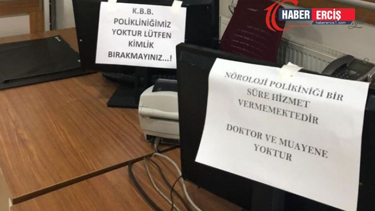 Van'daki hastalara uyarı: Doktor yok