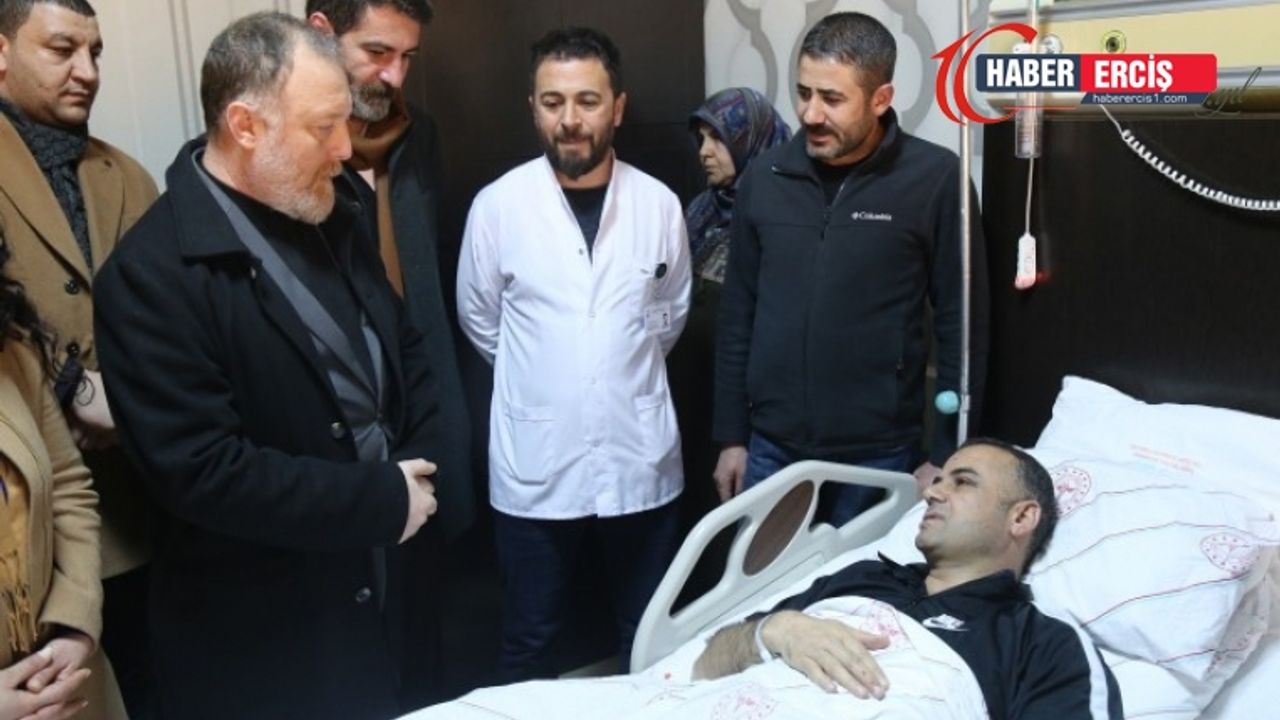 Temelli ve Bayındır Van'da çığ felaketinde yaralananları ziyaret etti