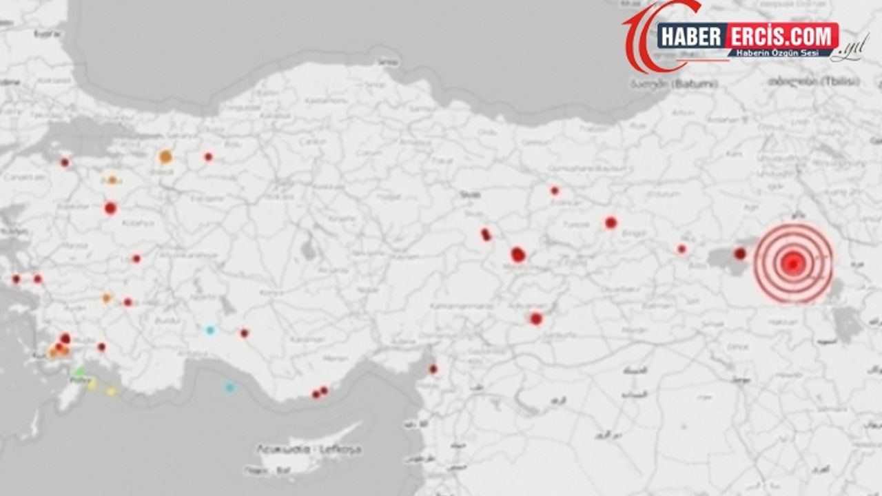 Van'da 4.1 Büyüklüğünde Deprem meydana geldi