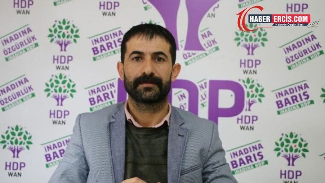 HDP Van İl Eşbaşkanı Kava: Halk hastalıkla yüz yüze