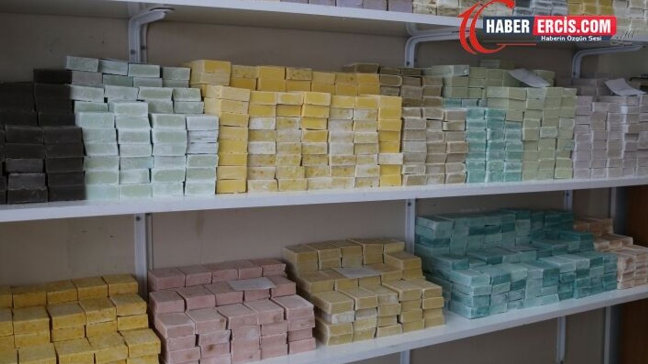 Van Gölü suyundan yapılan sabunlar dünyaya dağılıyor