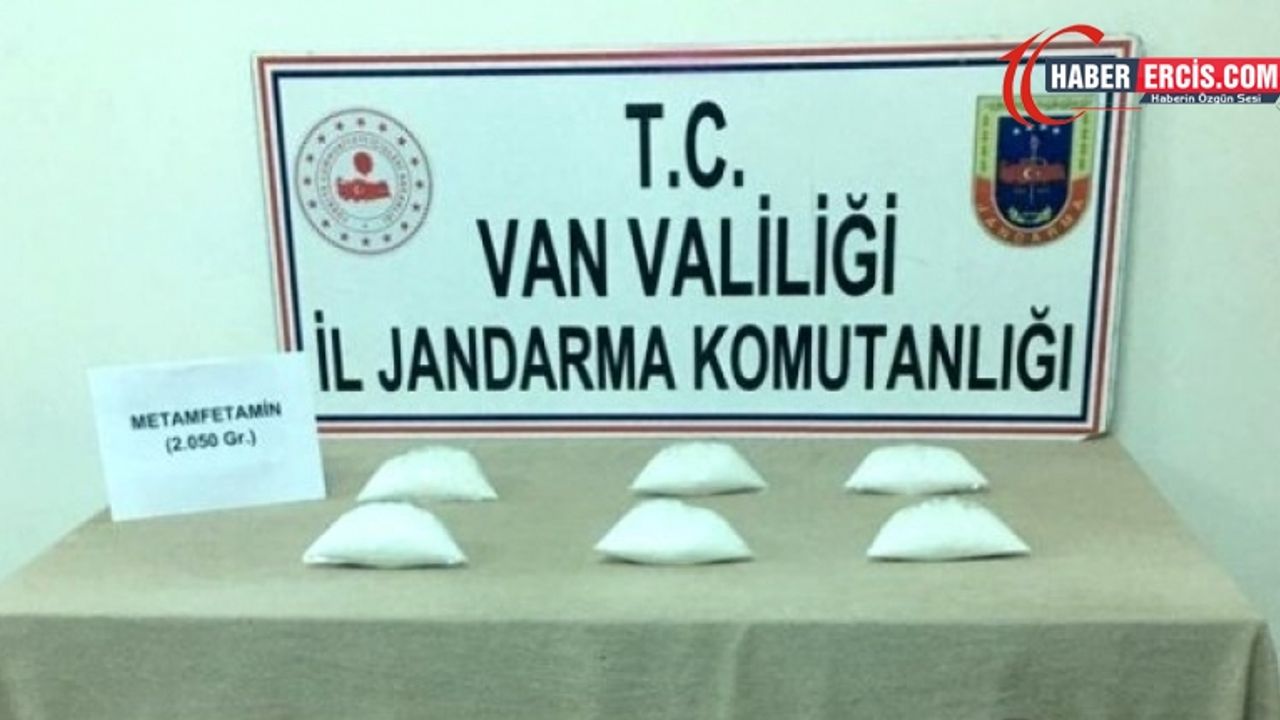 Uyuşturucu satıcılarının cirit attığı Erciş'te 2 kilo metamfetamin ele geçirildi