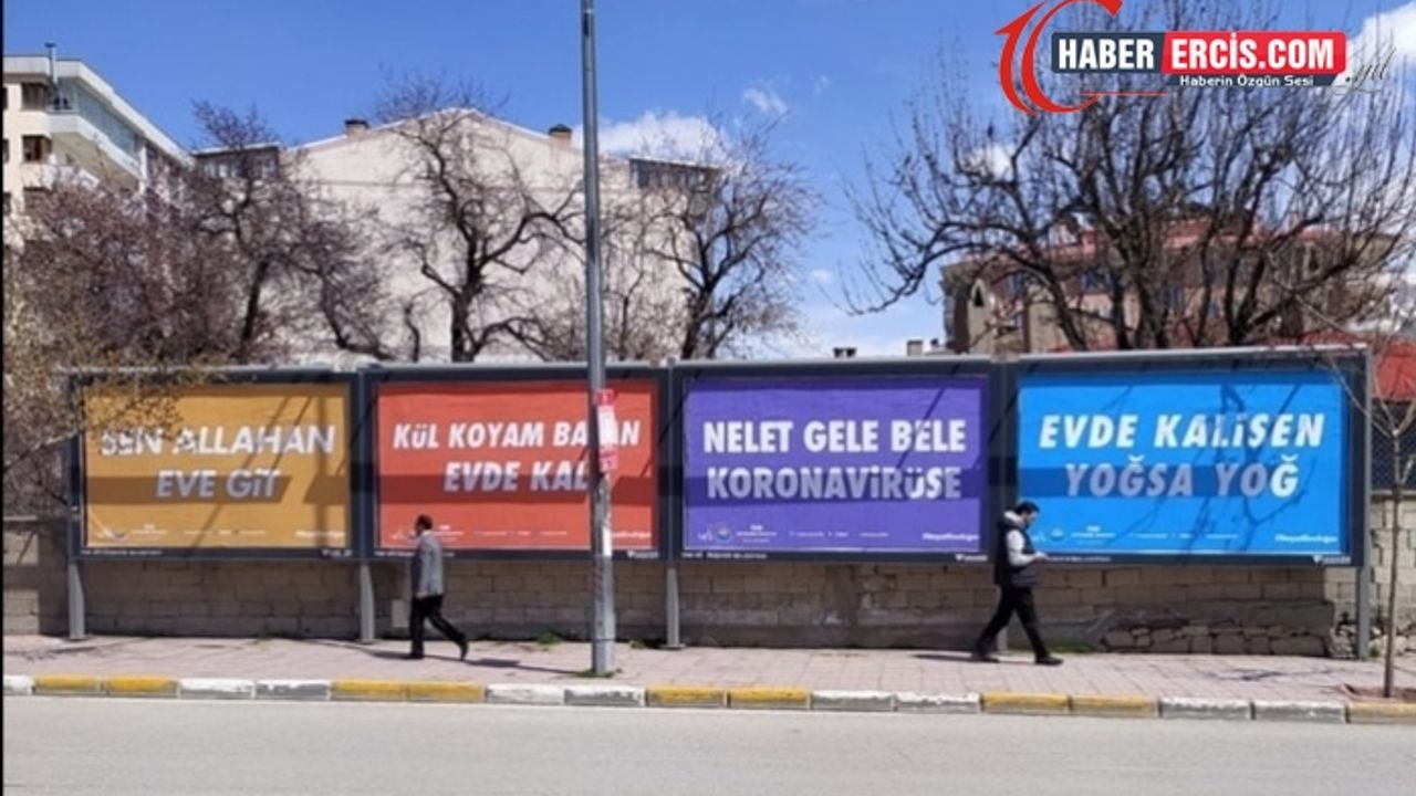 Van'da Kayyımın ‘yöresel şiveli’ afişleri tepki topladı