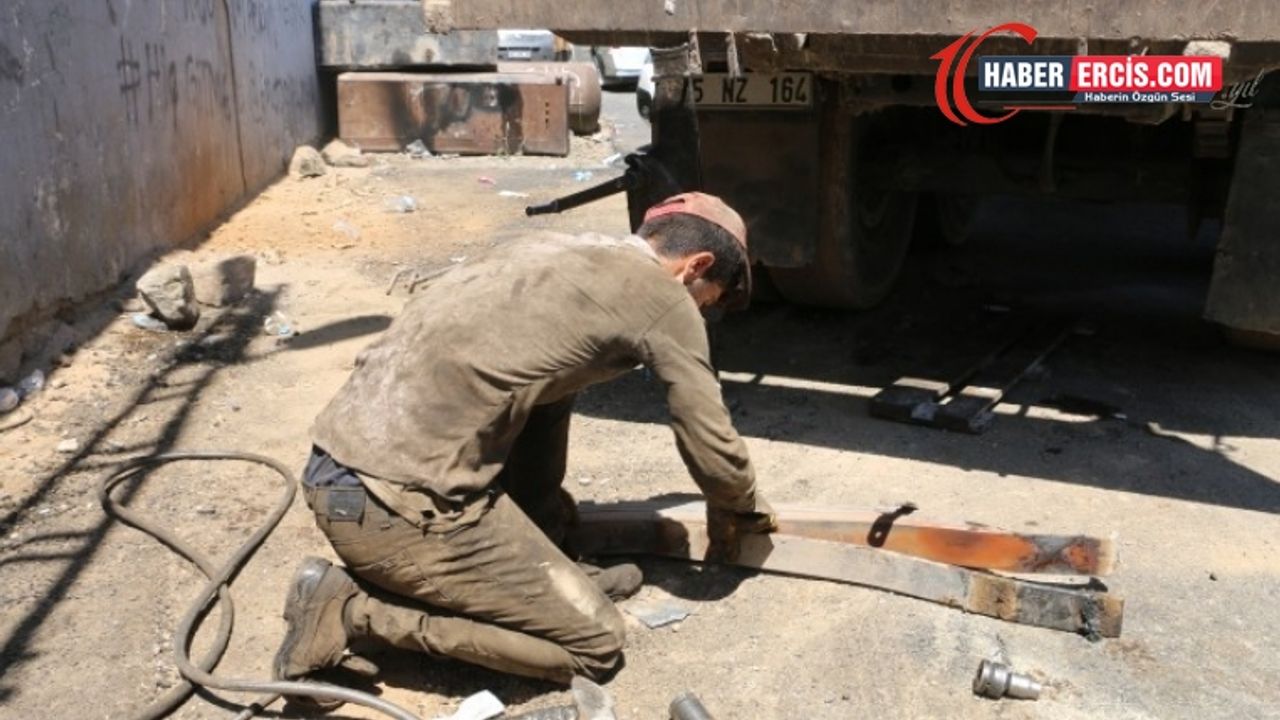 Van'da oto sanayi esnafı zor günler yaşıyor