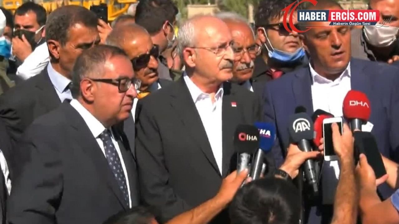 Kılıçdaroğlu Van'da sel bölgesinde yurttaşları ziyaret etti