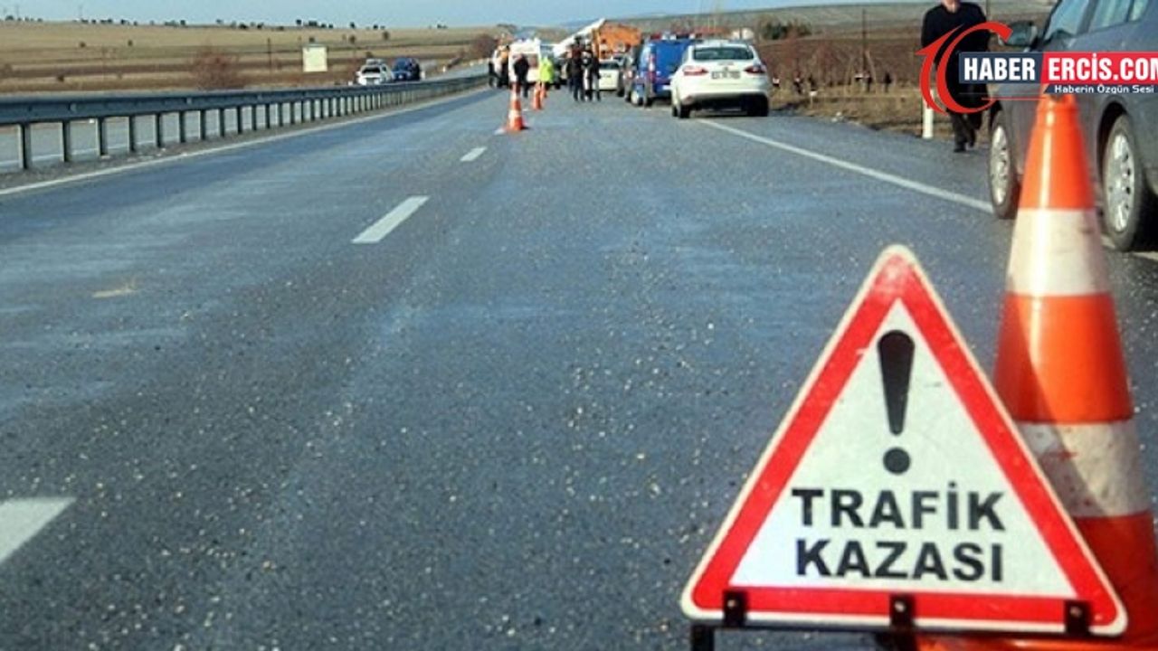 Erciş'te trafik kazası 1 yaralı