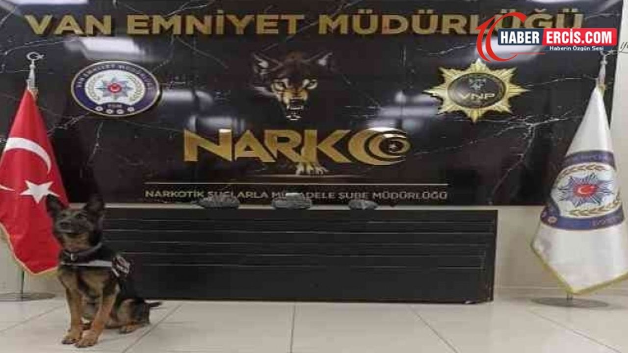 Van'da 6 kilo 614 gram metamfetamin ele geçirildi