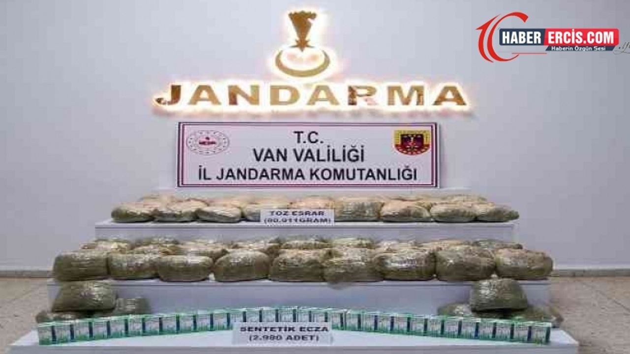 Van'da 80 kilo uyuşturucu madde ele geçirildi