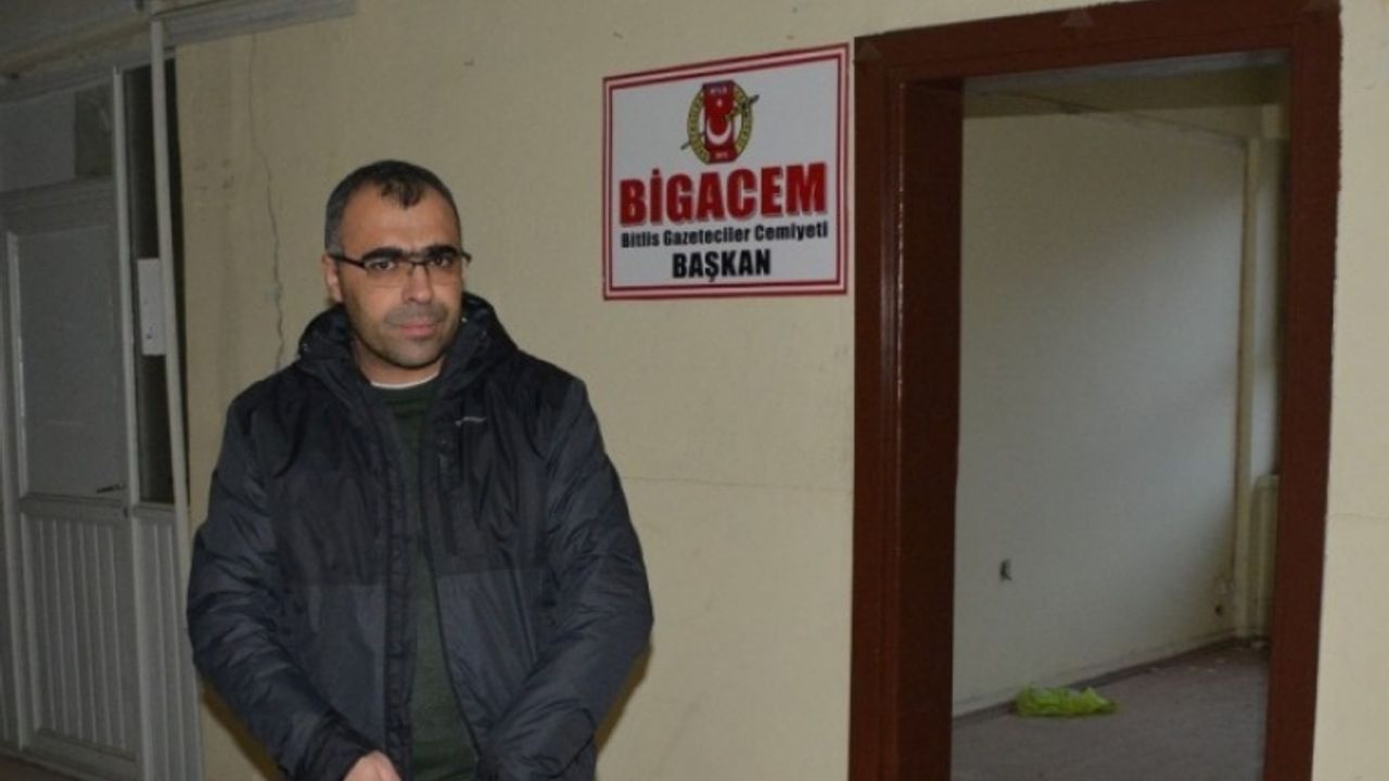 Hırsızlar Bitlis Gazeteciler Cemiyeti'ni soydu